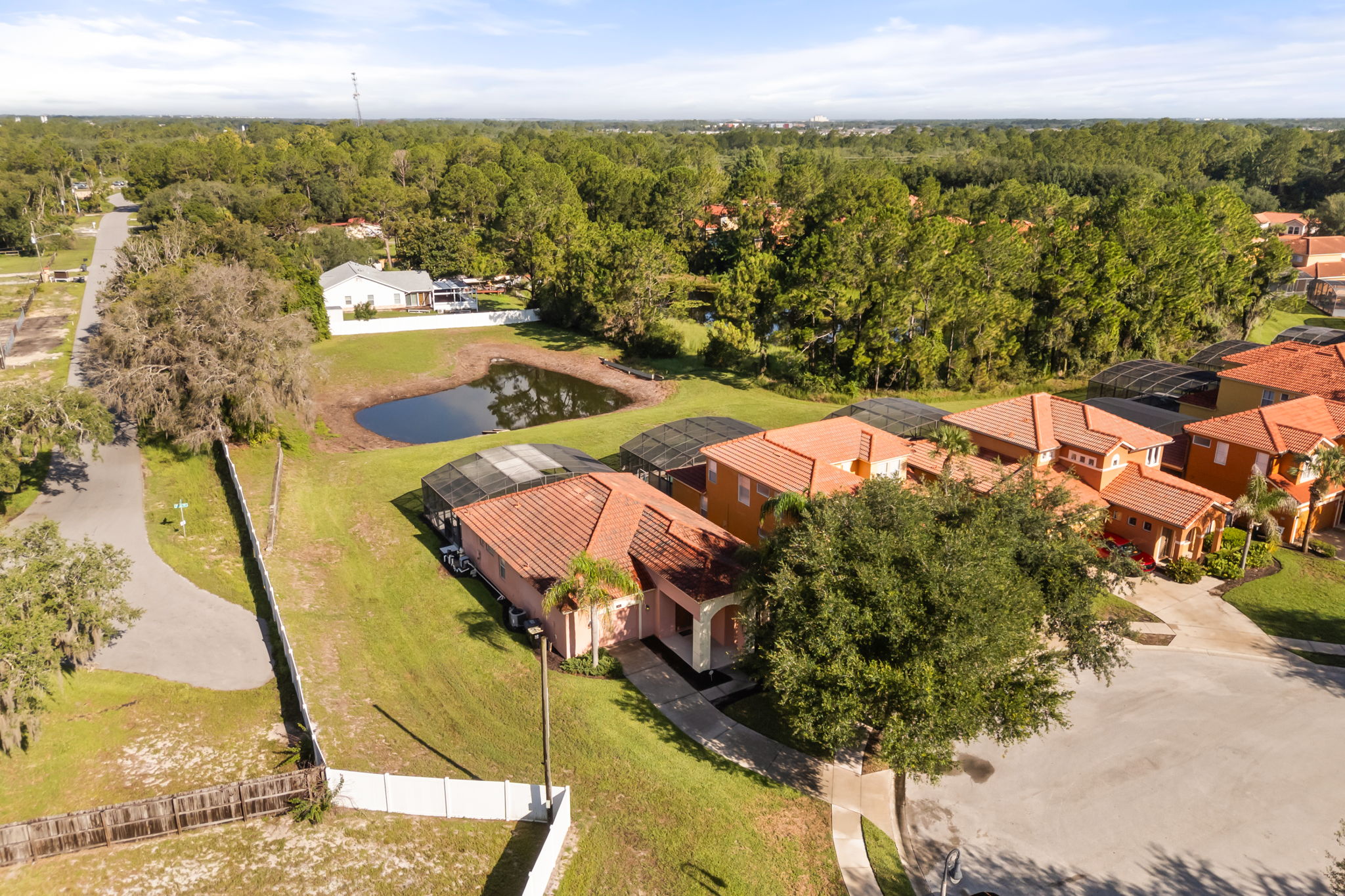 Aerial view of 183 Tiger Lily Court in Watersong Resort